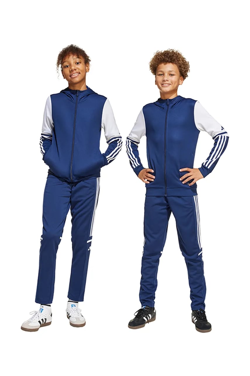 adidas Performance pantaloni de trening pentru copii culoarea albastru marin, modelator, JD4799 adidas Performance pantaloni de trening pentru copii culoarea albastru marin, modelator, JD4799