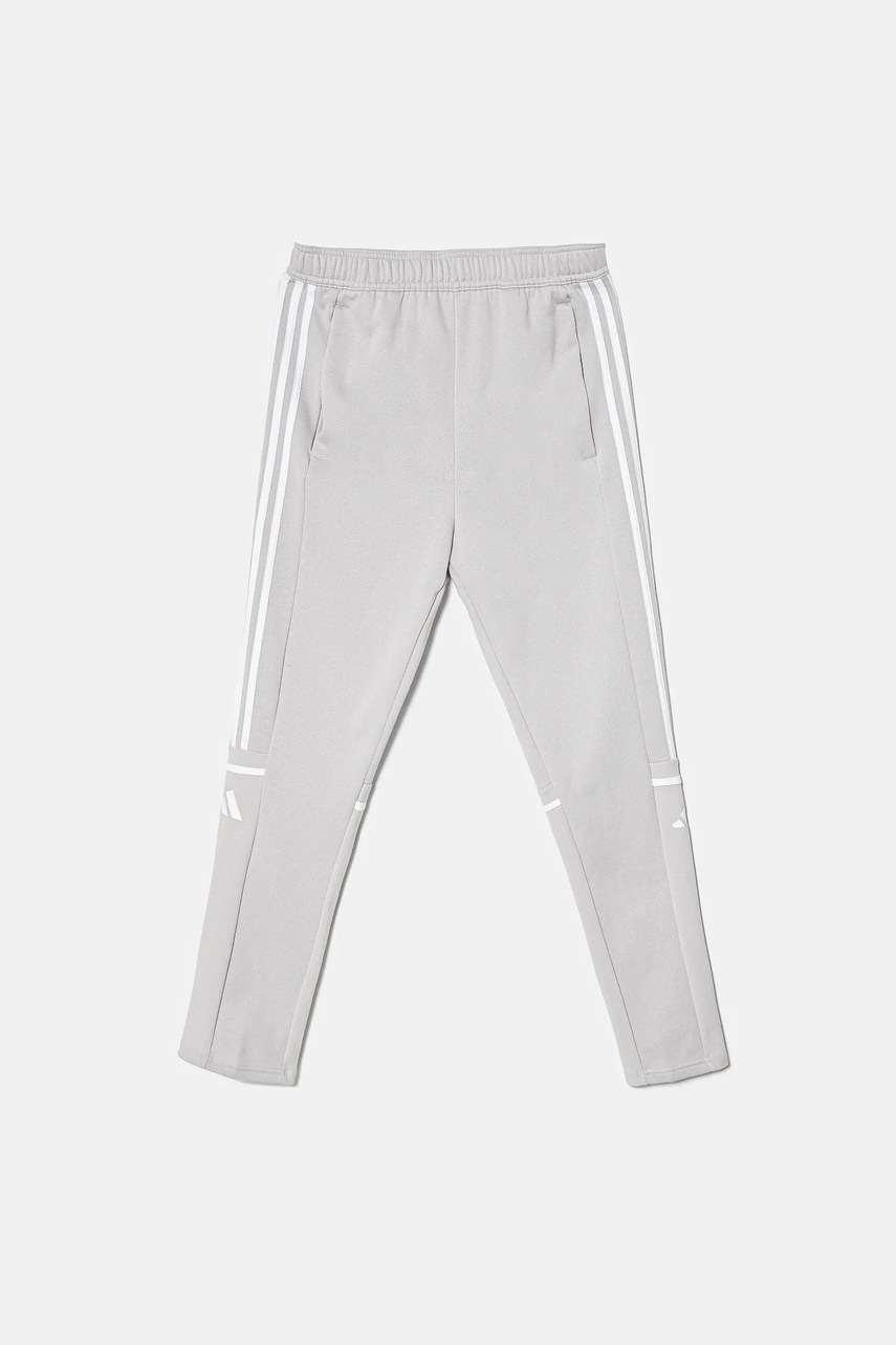 Детские спортивные штаны adidas Performance цвет серый с узором JD4823