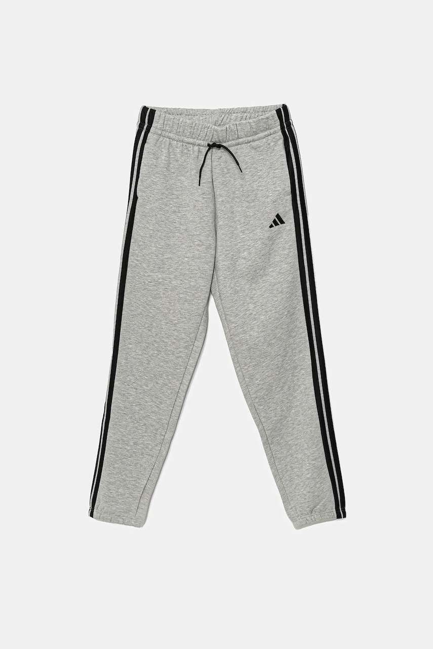 Детские спортивные штаны adidas цвет серый с аппликацией JE0304 Детские спортивные штаны adidas цвет серый с аппликацией JE0304