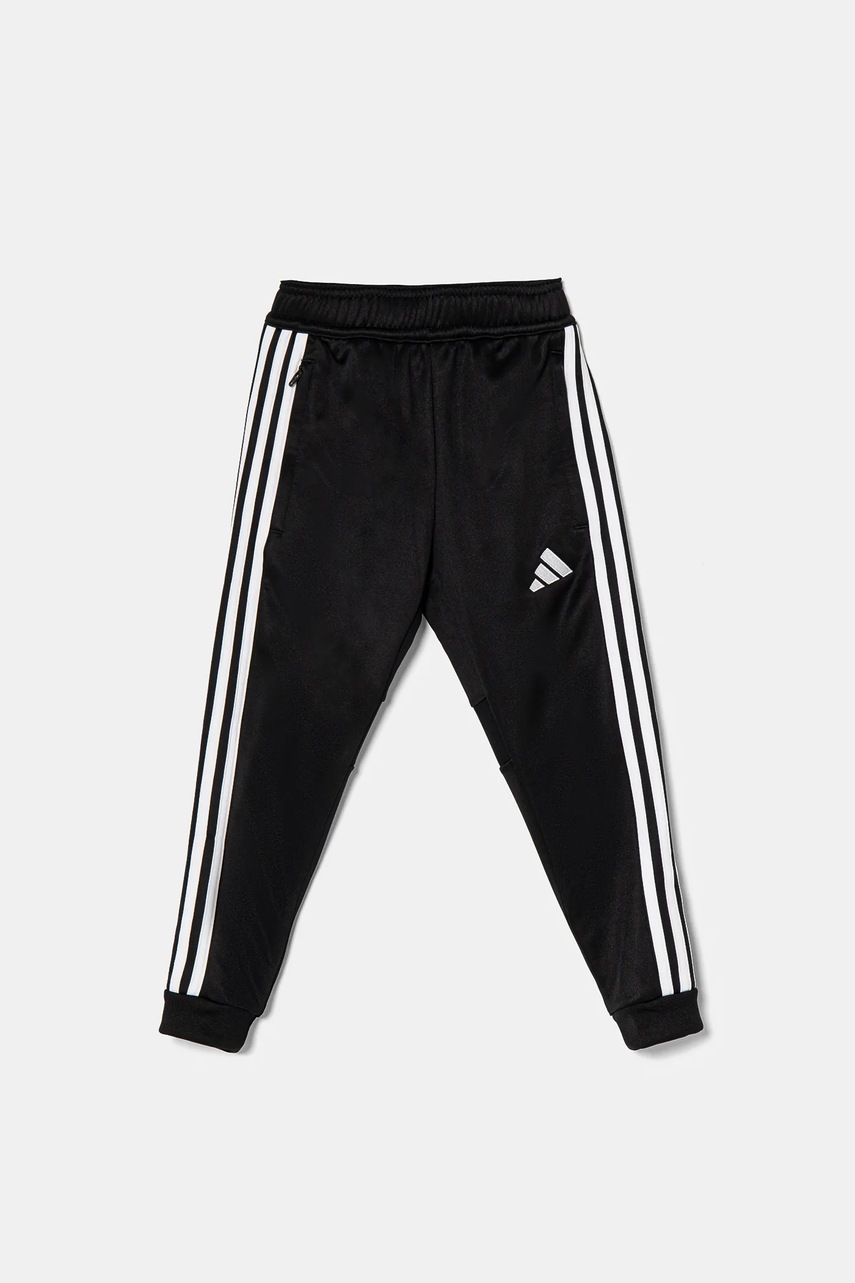 Детские спортивные штаны adidas Performance цвет чёрный с аппликацией JD3061