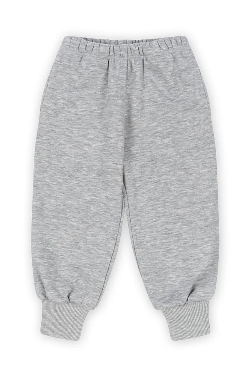 Konges Sløjd pantaloni de trening pentru copii LOU SWEAT PANTS OCS culoarea gri, cu imprimeu, KS102593 Konges Sløjd pantaloni de trening pentru copii LOU SWEAT PANTS OCS culoarea gri, cu imprimeu, KS102593