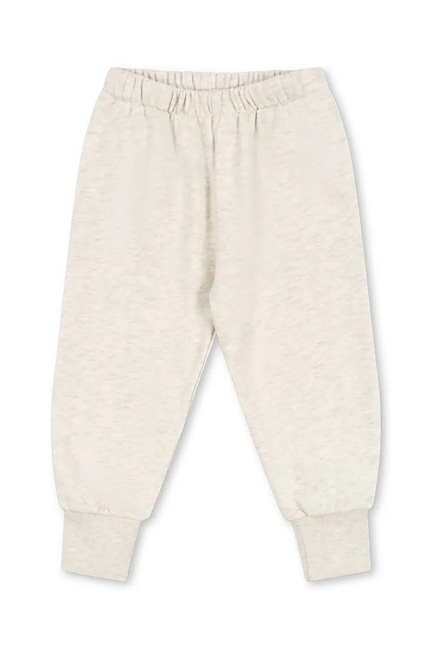 Детские хлопковые штаны Konges Sløjd LOUPY LOU SWEAT PANTS GOTS цвет серый KS102707 Детские хлопковые штаны Konges Sløjd LOUPY LOU SWEAT PANTS GOTS цвет серый KS102707