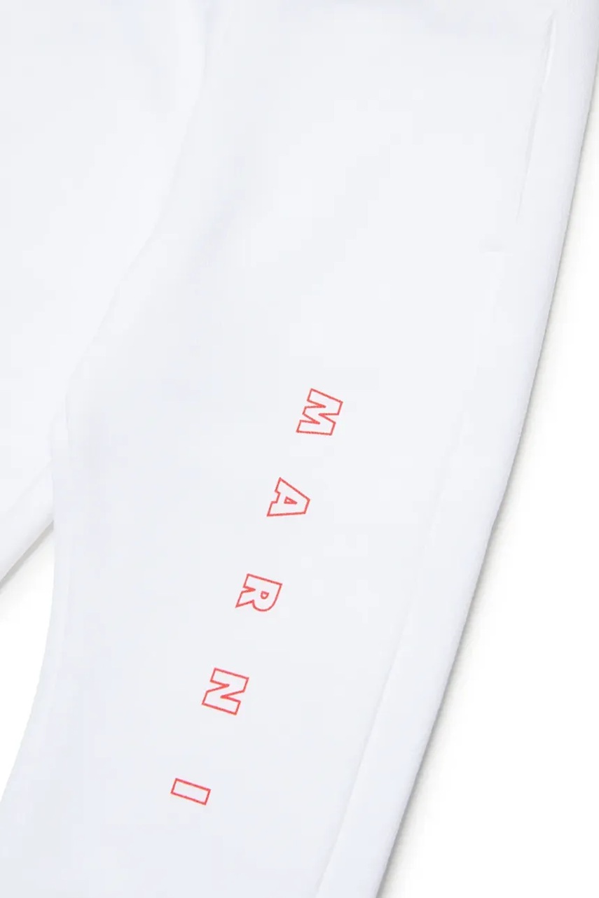 Detské bavlnené tepláky Marni MP192B TROUSERS