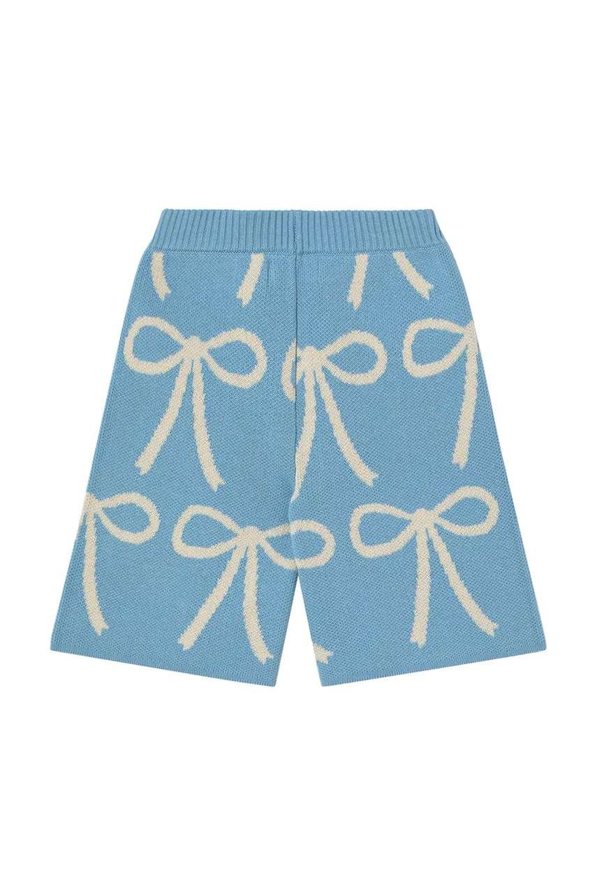 Дитячі бавовняні штанці Tinycottons BOWS BABY KNITTED PANT SS25-324