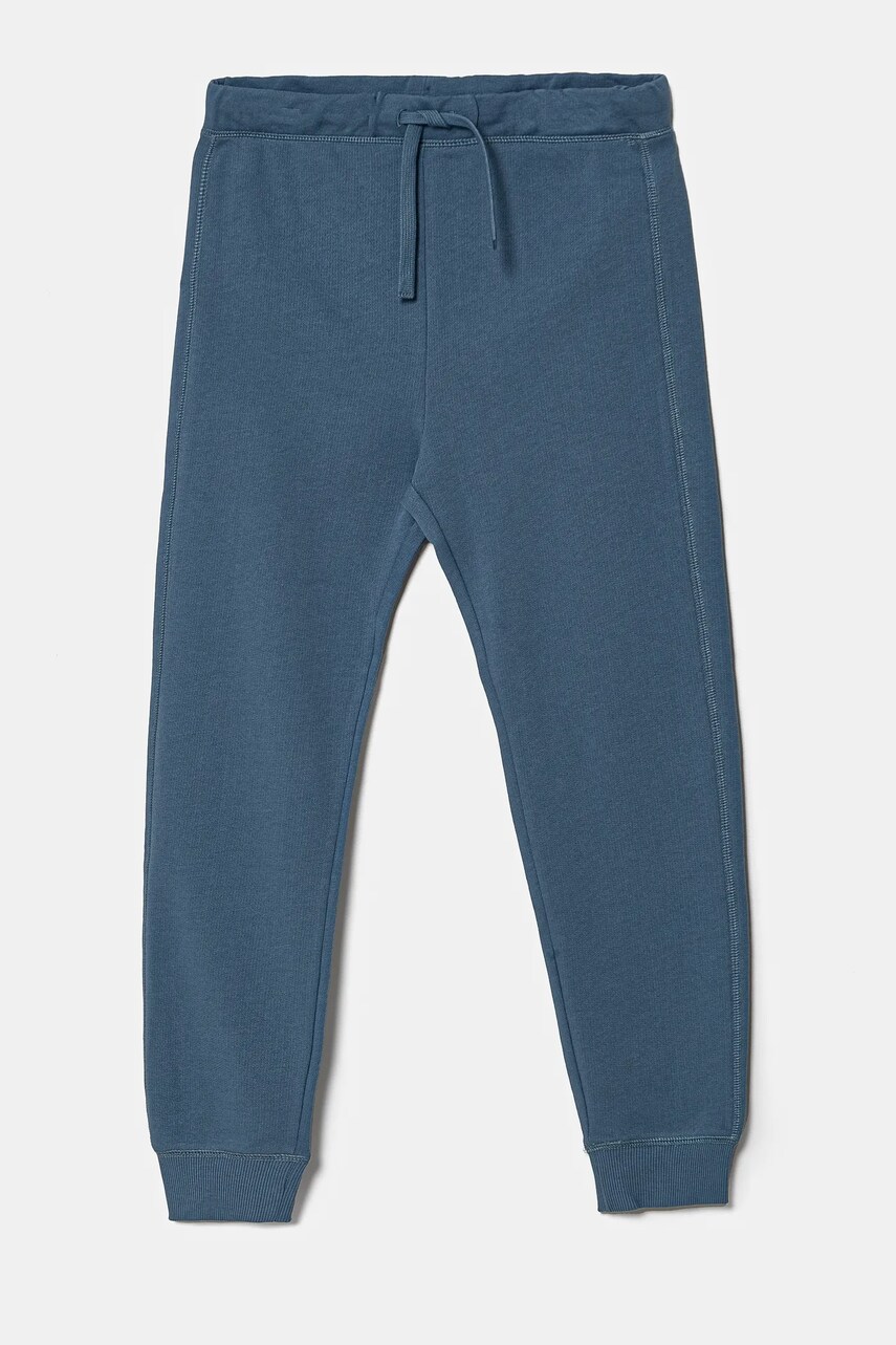 United Colors of Benetton pantaloni de trening din bumbac pentru copii uni, 3J68CF058