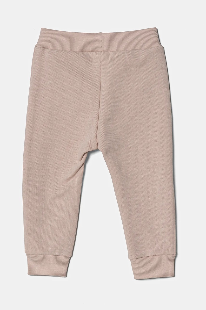 Детские спортивные штаны United Colors of Benetton цвет бежевый однотонные 3J70AF01R Детские спортивные штаны United Colors of Benetton цвет бежевый однотонные 3J70AF01R