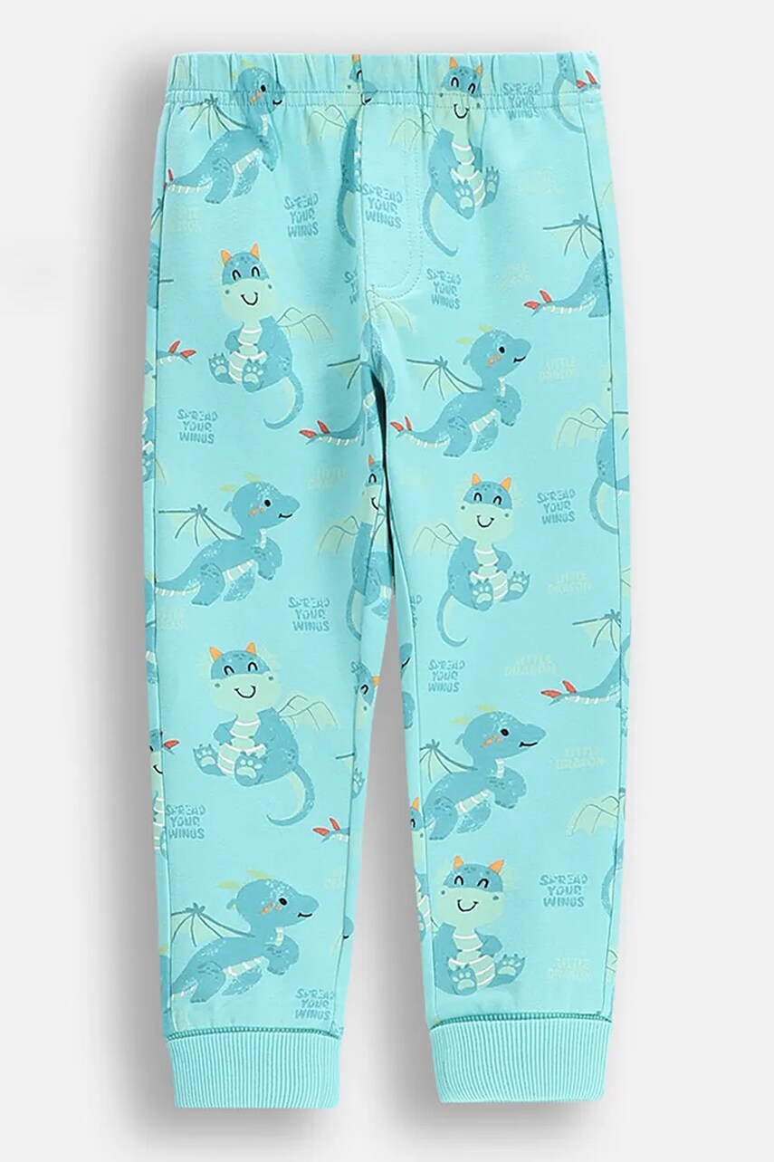 Coccodrillo pantaloni culoarea turcoaz, DRAGONS BOY NEWBORN