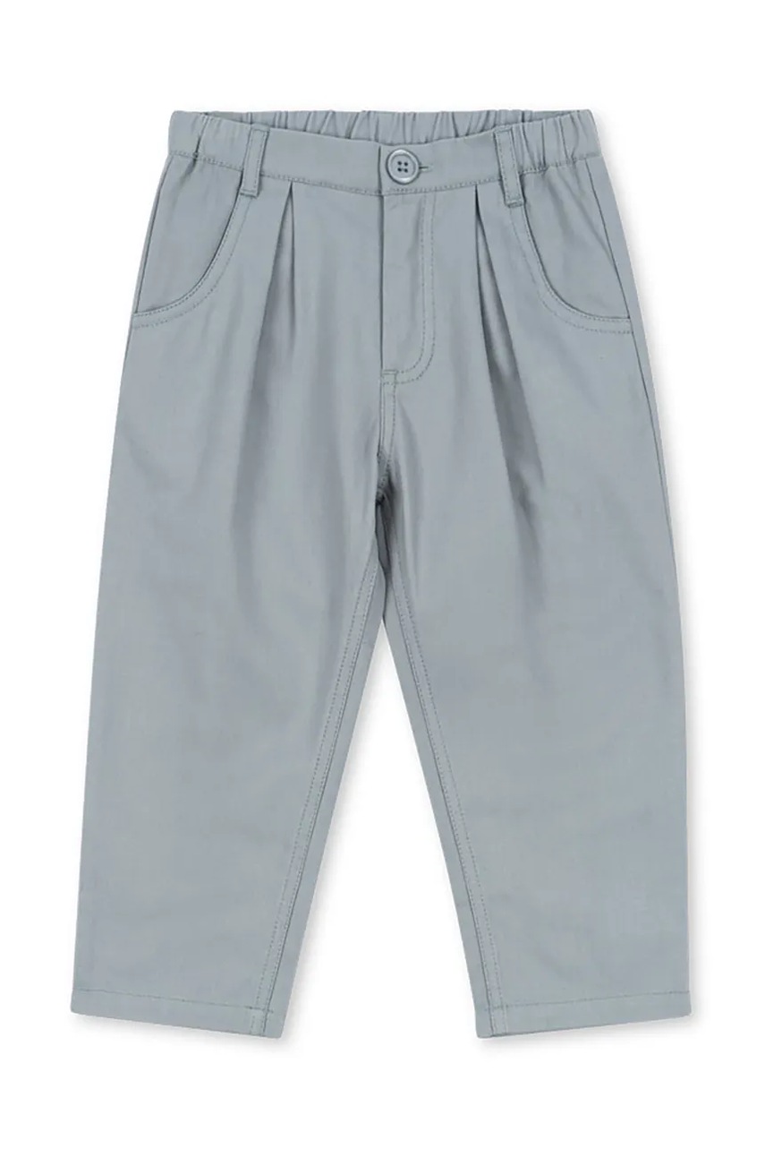 Дитячі бавовняні штани Konges Sløjd CELEBRATION FRANKIE PANTS GOTS однотонні KS103563