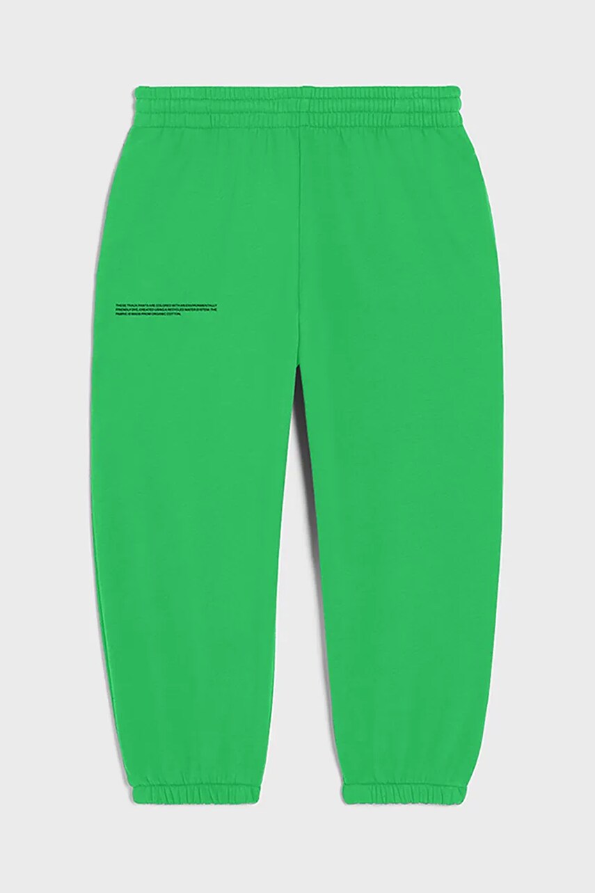 Pangaia pantaloni KIDS' 365 MIDWEIGHT TRACK PANTS culoarea verde, 10000280