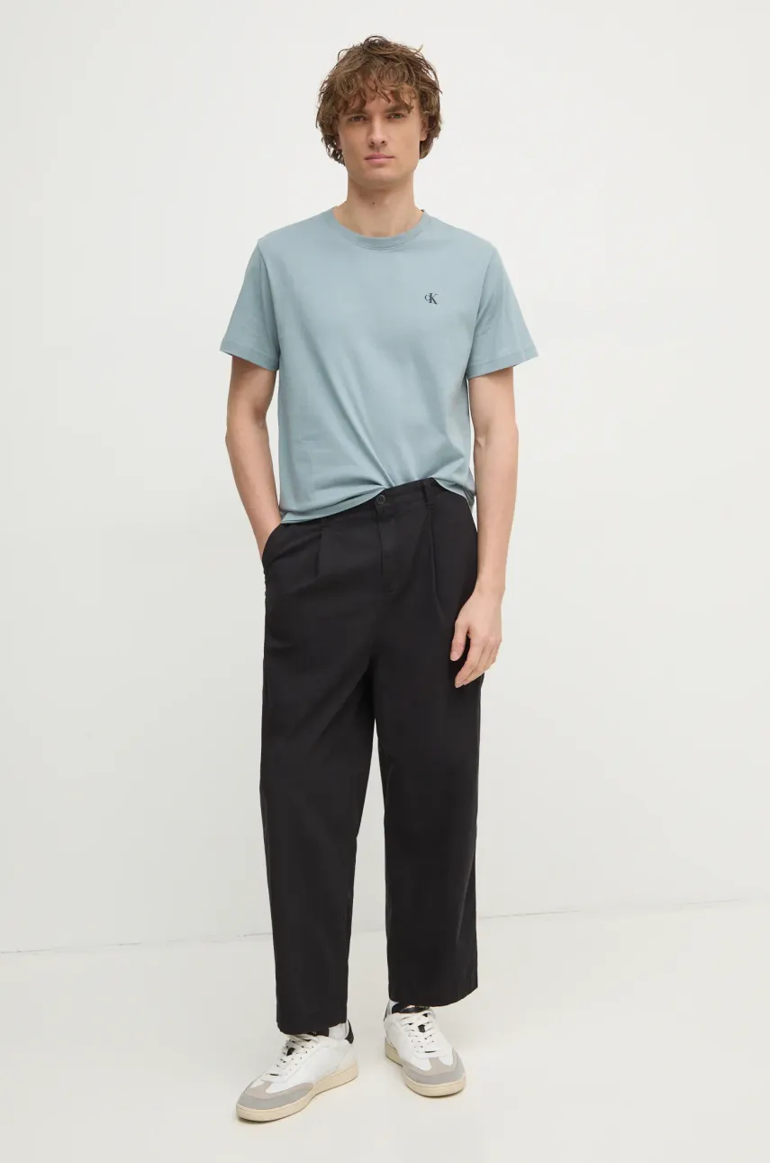 Брюки Calvin Klein Jeans мужские цвет чёрный фасон chinos J30J326733 Брюки Calvin Klein Jeans мужские цвет чёрный фасон chinos J30J326733