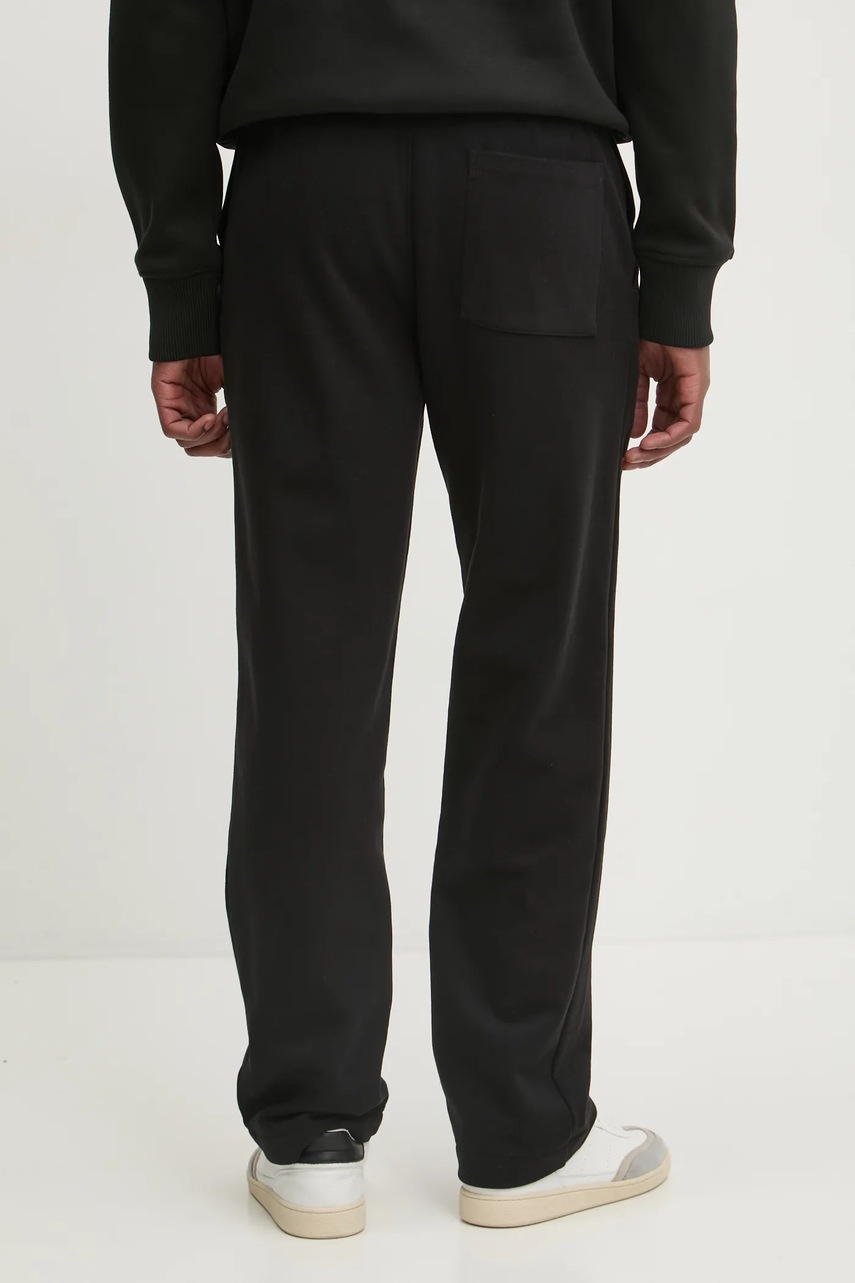 Бавовняні спортивні штани Calvin Klein Jeans колір чорний однотонні J30J326749 