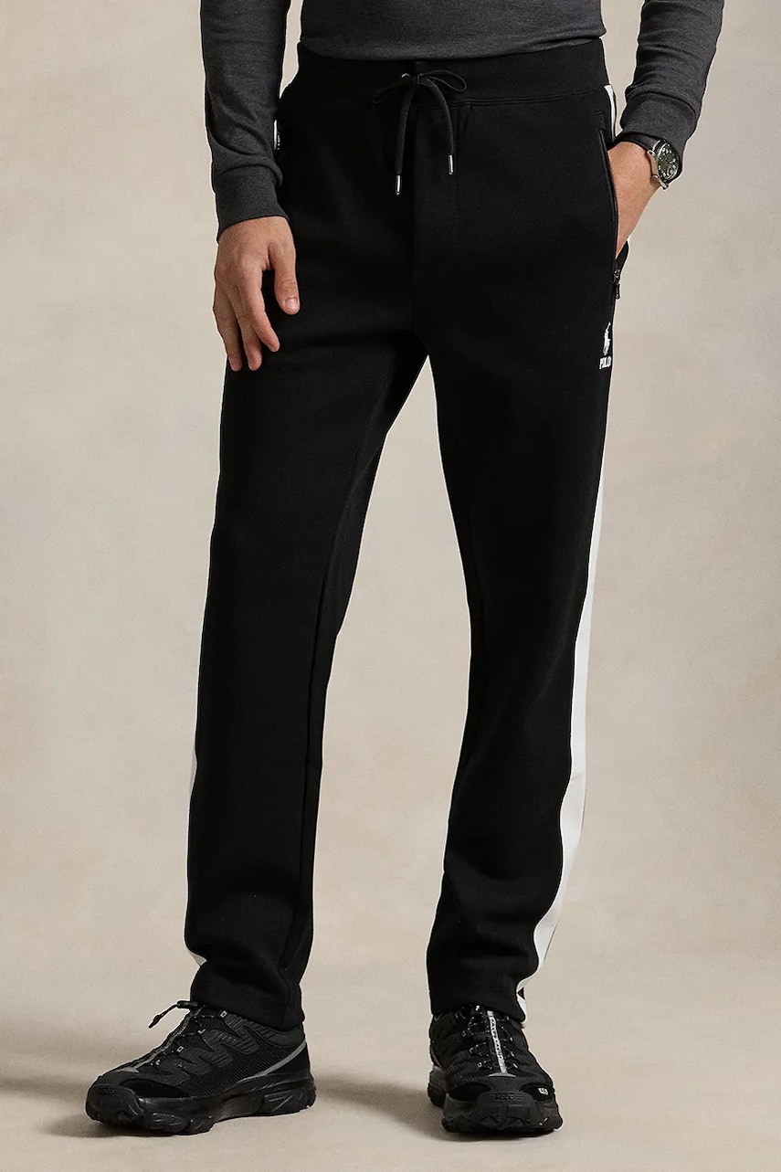 Спортивные штаны Polo Ralph Lauren цвет чёрный однотонные 710953167 Спортивные штаны Polo Ralph Lauren цвет чёрный однотонные 710953167
