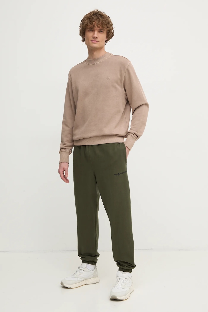 Спортивные штаны Polo Ralph Lauren цвет зелёный однотонные 710961136 Спортивные штаны Polo Ralph Lauren цвет зелёный однотонные 710961136