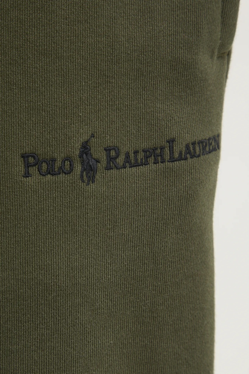 Спортивні штани Polo Ralph Lauren колір зелений однотонні 710961136 