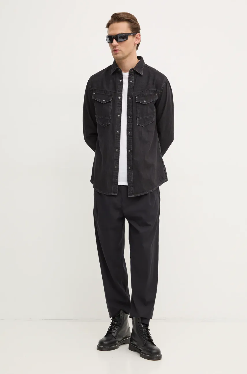 Брюки G-Star Raw мужские цвет чёрный прямые D25233-D517 Брюки G-Star Raw мужские цвет чёрный прямые D25233-D517