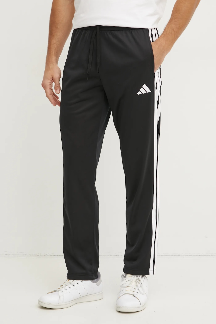 adidas pantaloni de trening M 3S TR OH PT culoarea negru, modelator, JI8802 adidas pantaloni de trening M 3S TR OH PT culoarea negru, modelator, JI8802