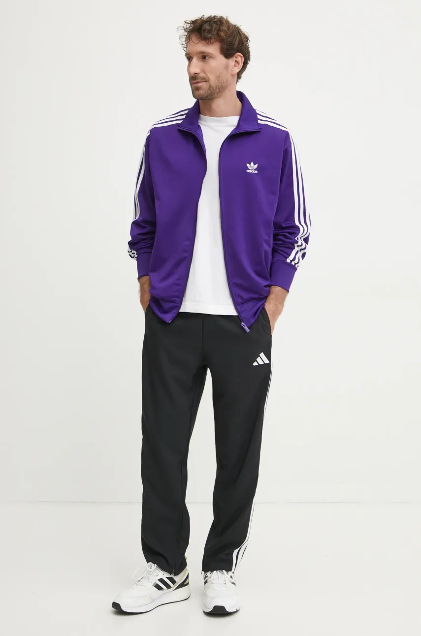 Брюки adidas STNFRD мужские цвет чёрный с узором JC8491 Брюки adidas STNFRD мужские цвет чёрный с узором JC8491