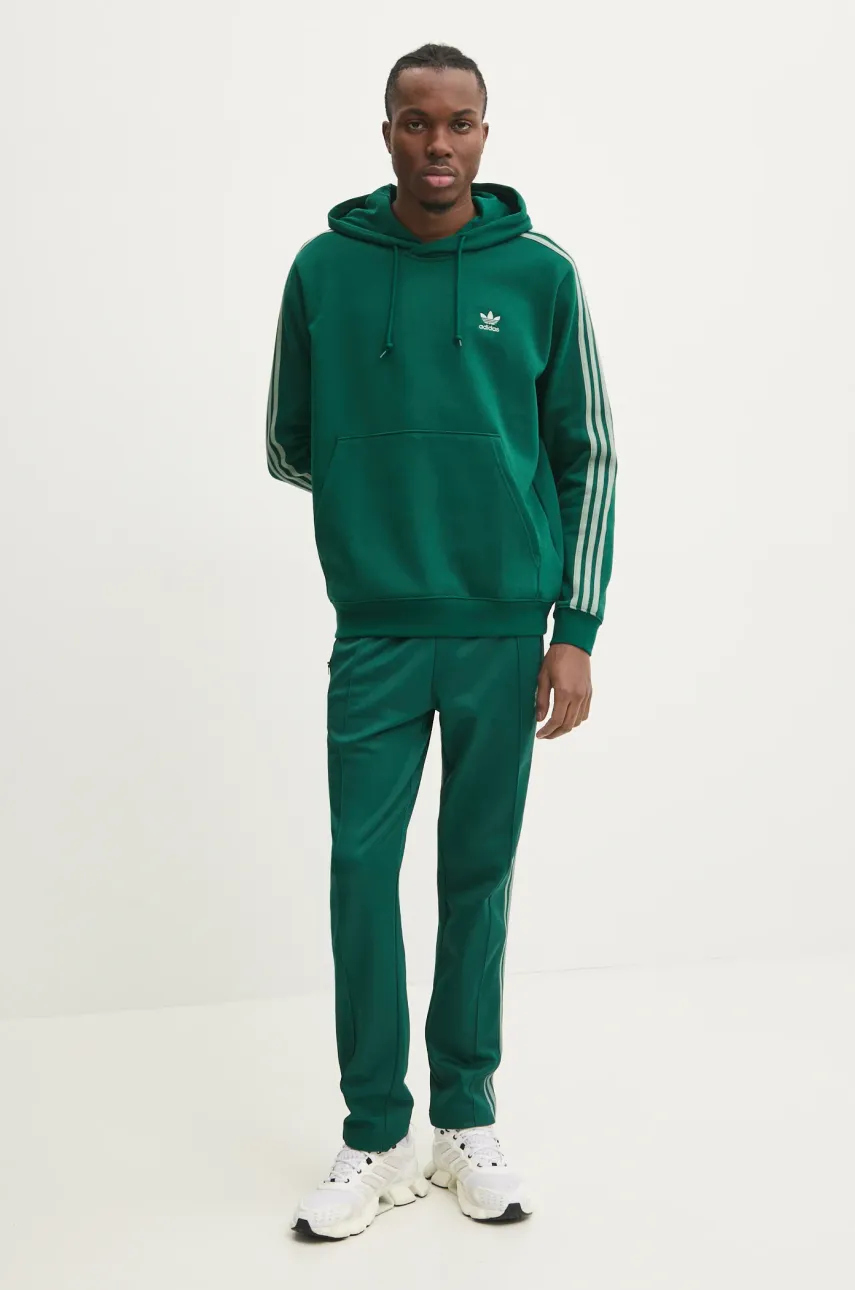 Спортивные штаны adidas Originals CLASSIC TP цвет зелёный с узором JP2523 Спортивные штаны adidas Originals CLASSIC TP цвет зелёный с узором JP2523