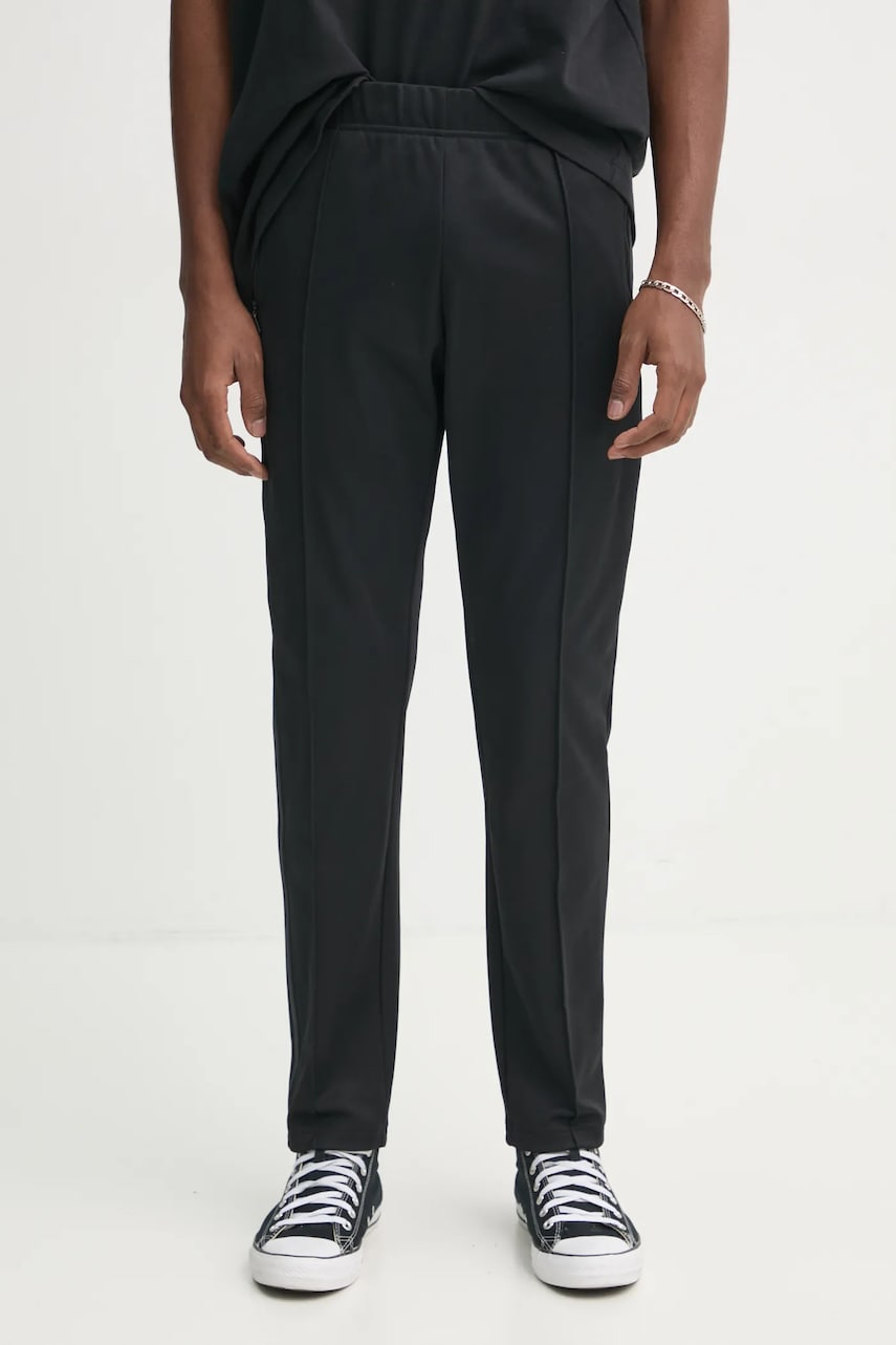 adidas Originals pantaloni de trening BB TP culoarea negru, neted, JC7421 adidas Originals pantaloni de trening BB TP culoarea negru, neted, JC7421