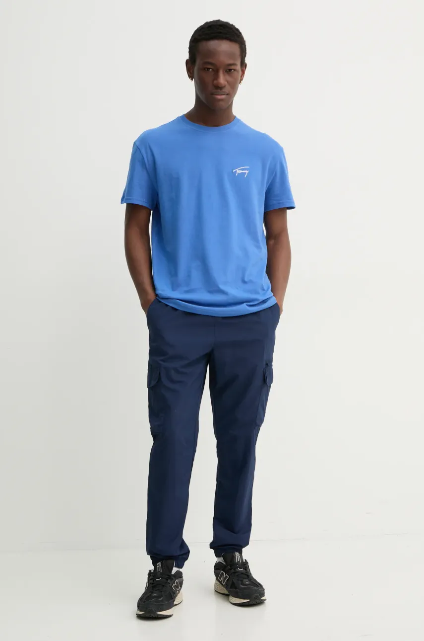 Спортивные штаны adidas Originals Essential цвет синий однотонные JD2454 Спортивные штаны adidas Originals Essential цвет синий однотонные JD2454