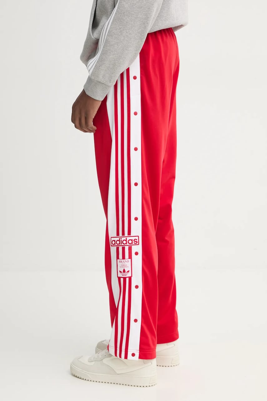 adidas Originals pantaloni de trening Adibreak culoarea rosu, cu imprimeu, JP3765