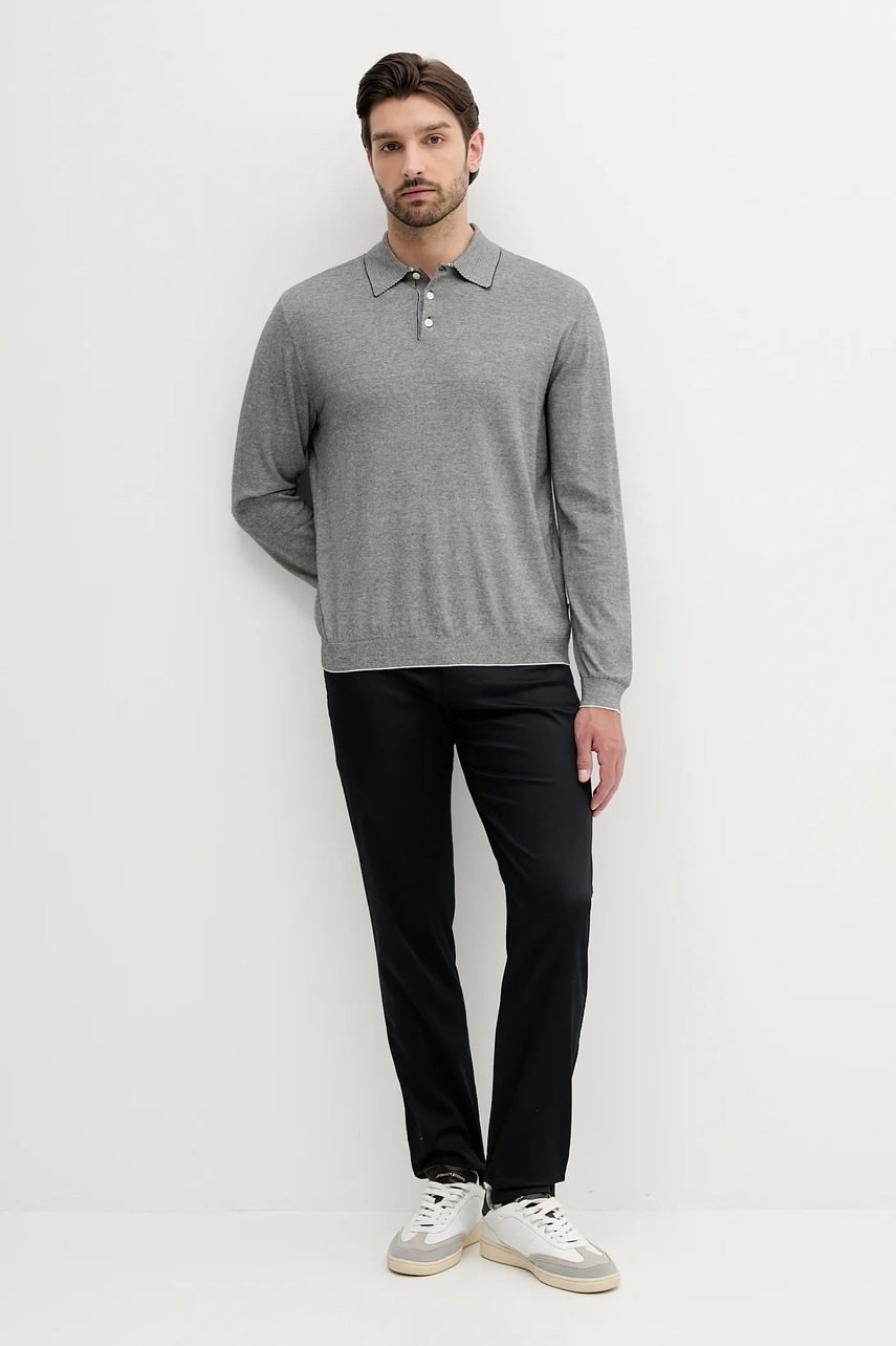 Брюки Armani Exchange цвет синий прямые XM001162 AF13236