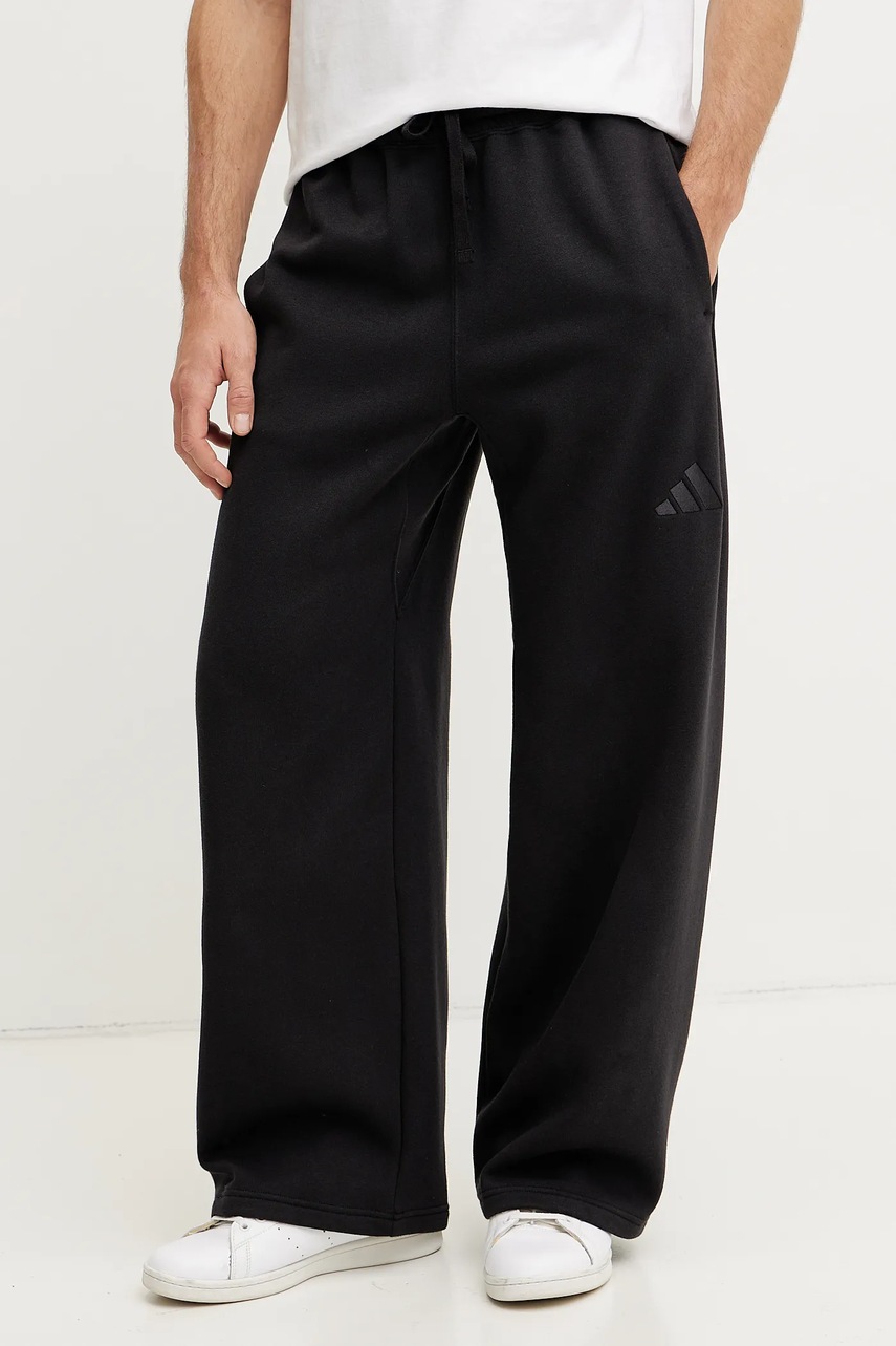 adidas pantaloni de trening ALL SZN barbati, culoarea negru, neted, JI6374