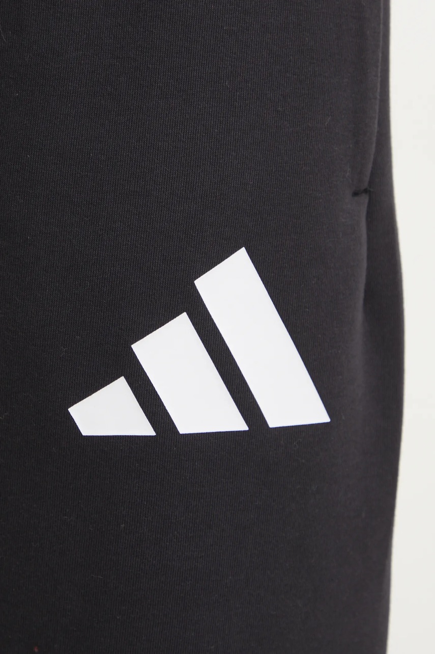 Παντελόνι φόρμας adidas Future Icons χρώμα: μαύρο, JD4910 φωτογραφία