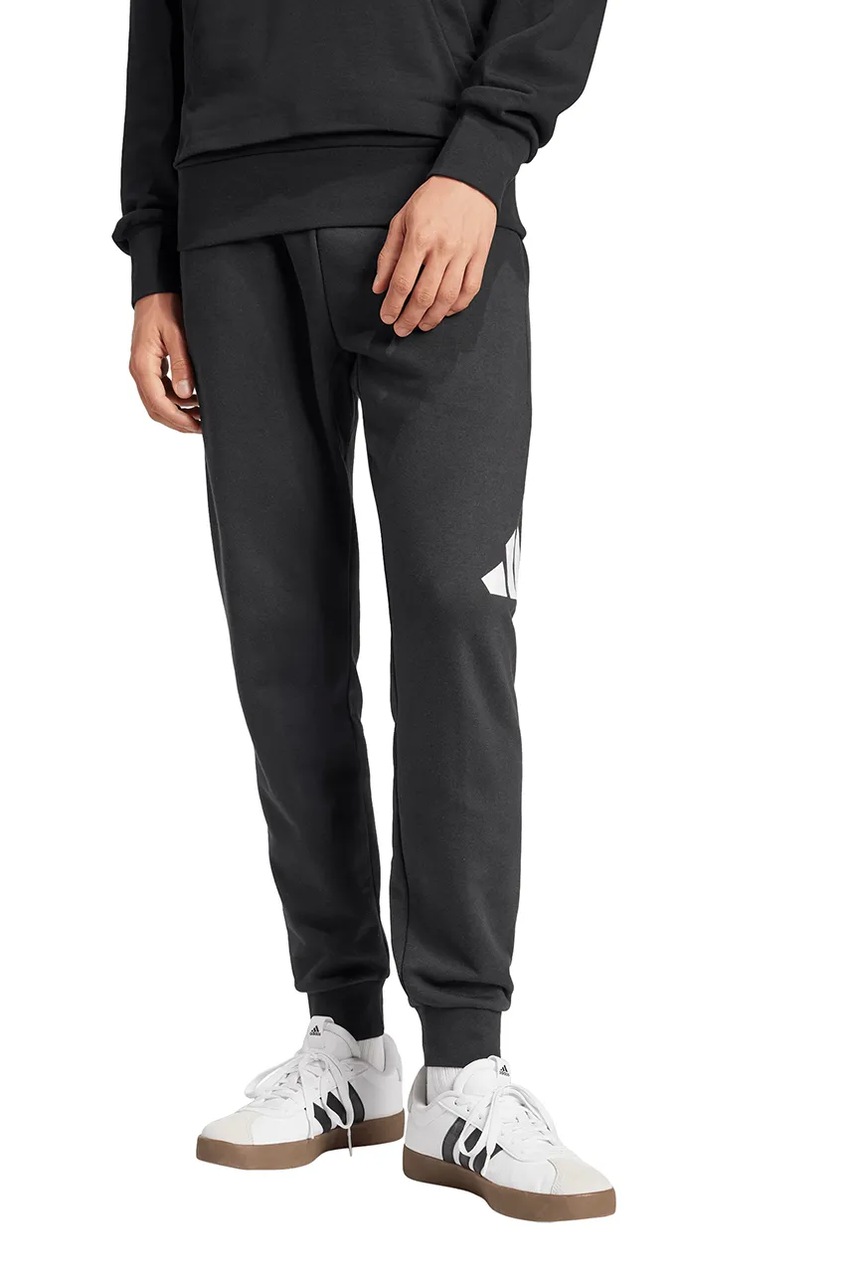 adidas pantaloni de trening Essentials culoarea negru, cu imprimeu, IN6163