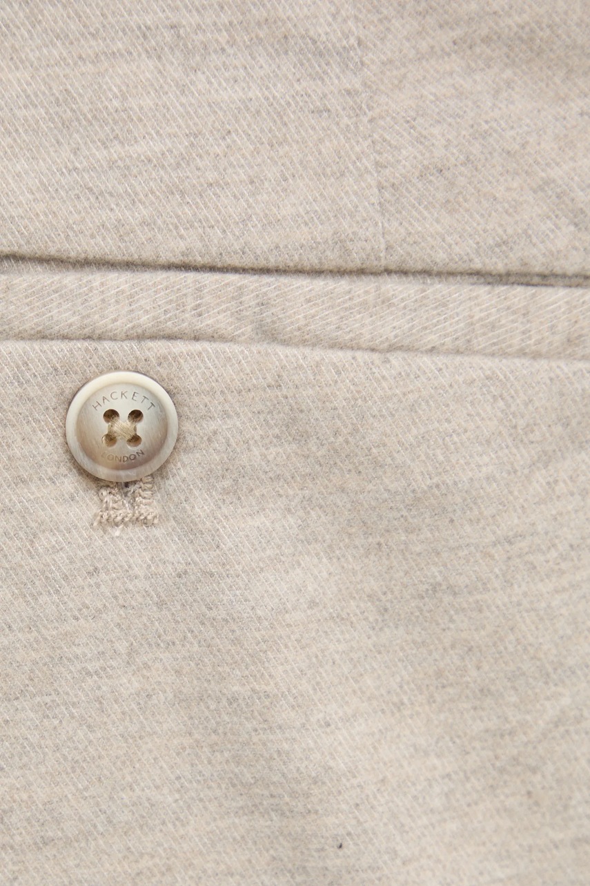 Παντελόνι Hackett London χρώμα: μπεζ, HM212679R φωτογραφία