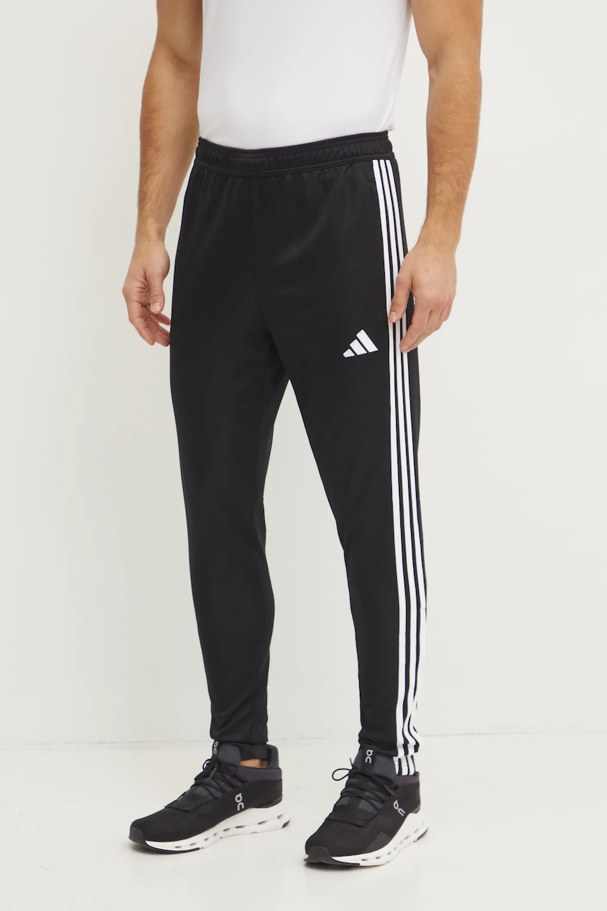 adidas Performance pantaloni de antrenament Tiro Essentials culoarea negru, cu imprimeu, JD0442