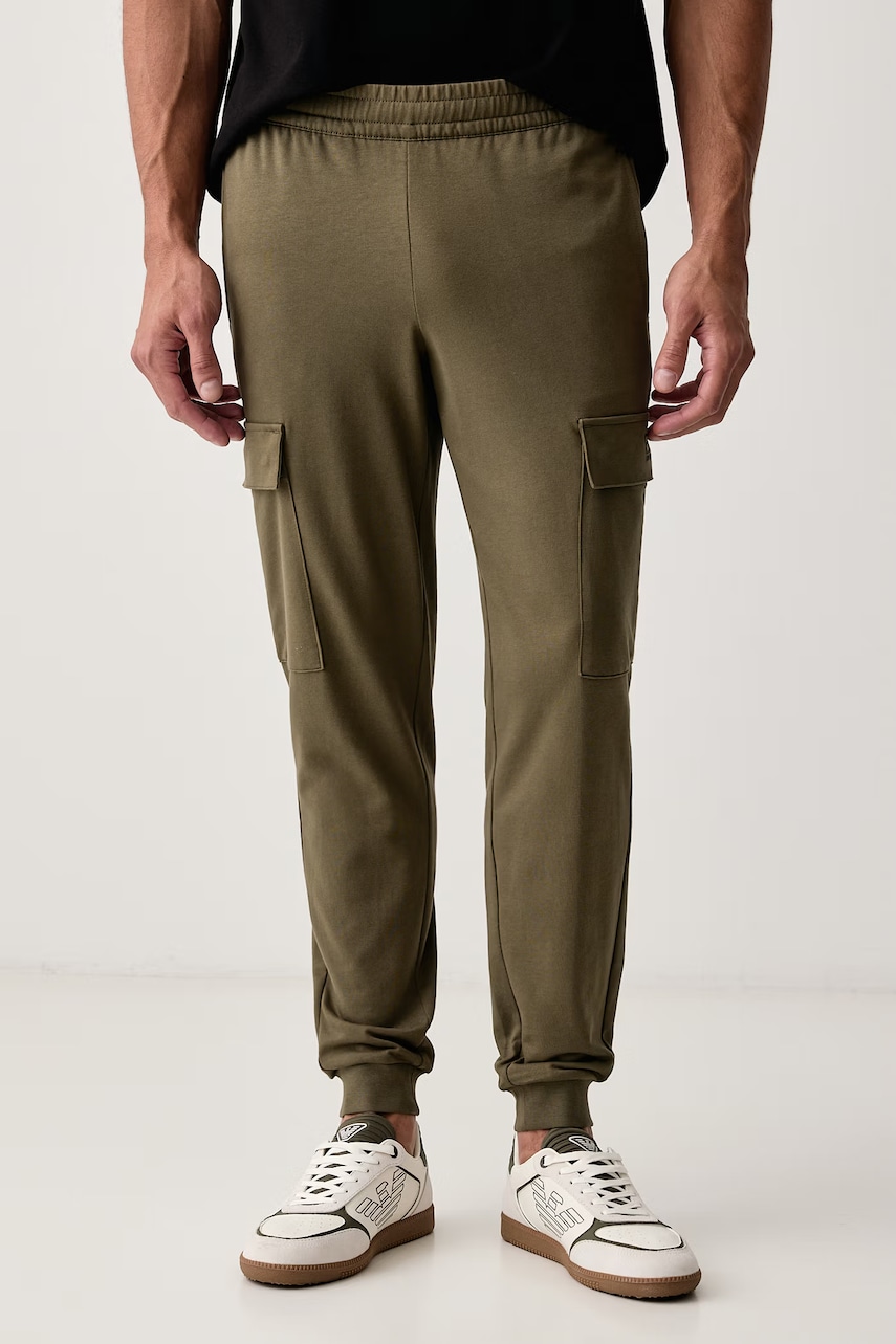 EA7 Emporio Armani  pantaloni de trening pentru bărbați din bumbac
