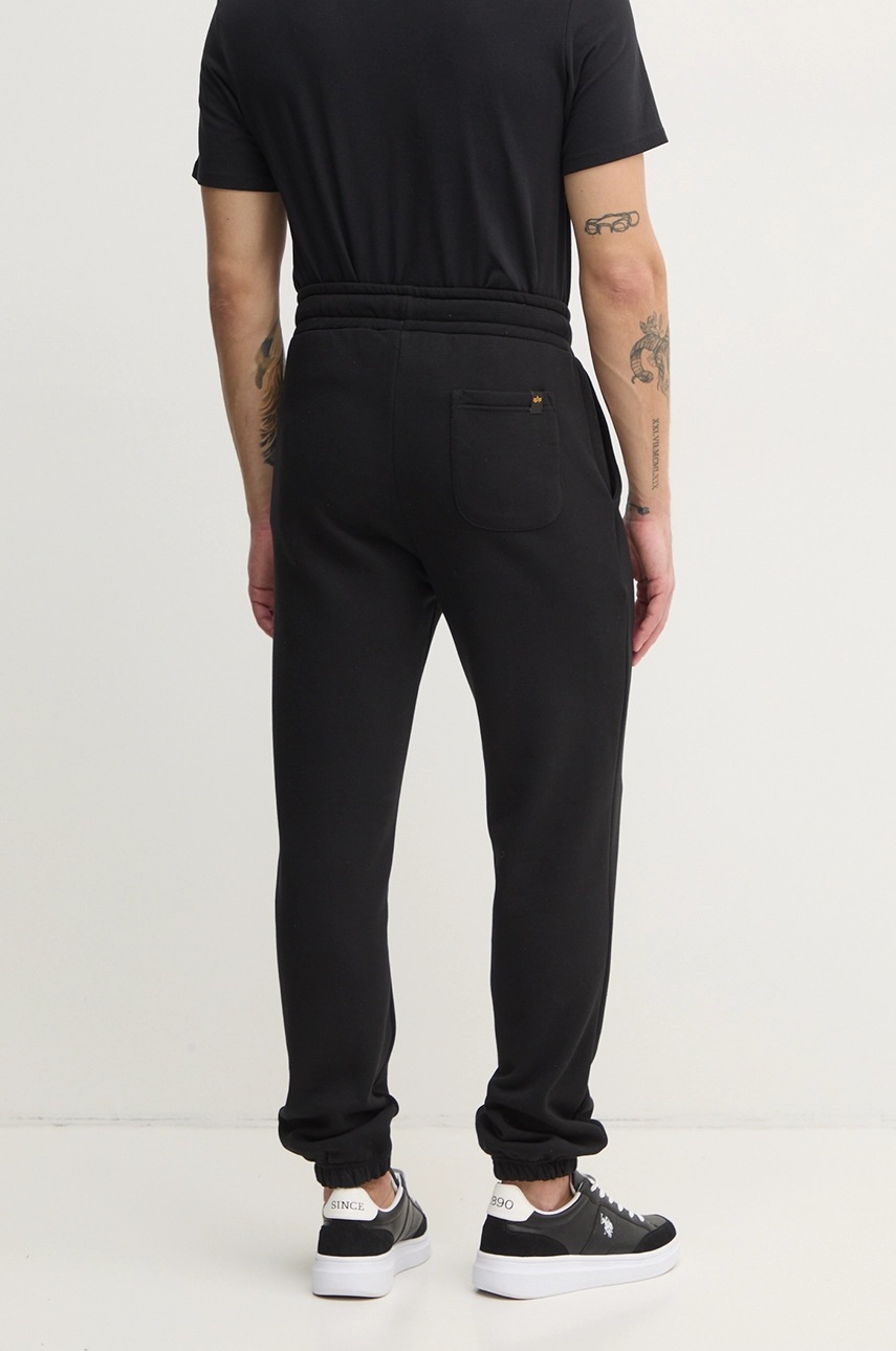 Alpha Industries melegítőnadrág fekete, férfi, nyomott mintás, 156370 termék 2. képe