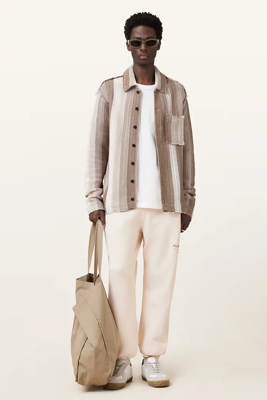 Βαμβακερό παντελόνι AllSaints UNDRGRND φωτογραφία