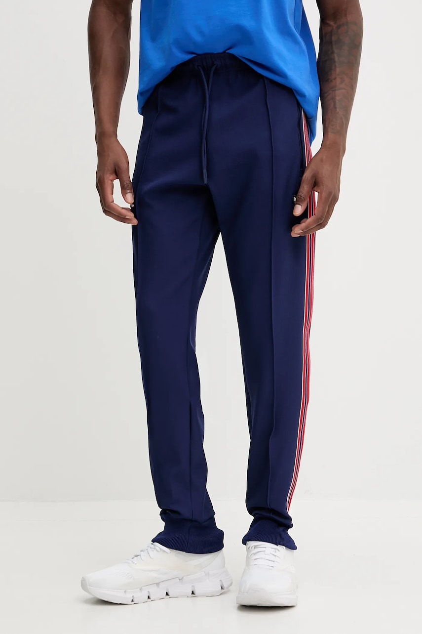 adidas Originals pantaloni de trening AFC ICON TP culoarea bleumarin, cu imprimeu, JF0545