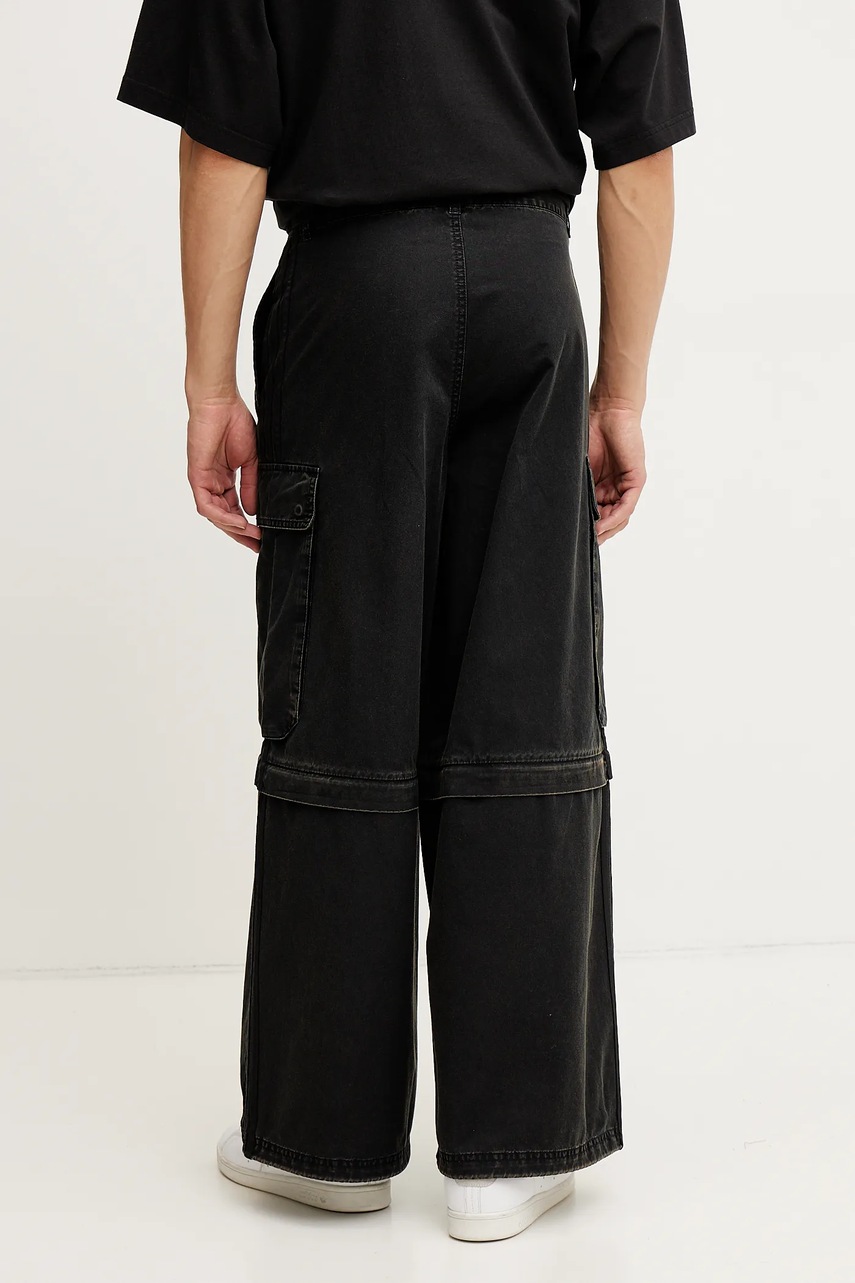Бавовняні штани adidas Originals CARGO PANTS чоловічі колір чорний фасон cargo JY6293 