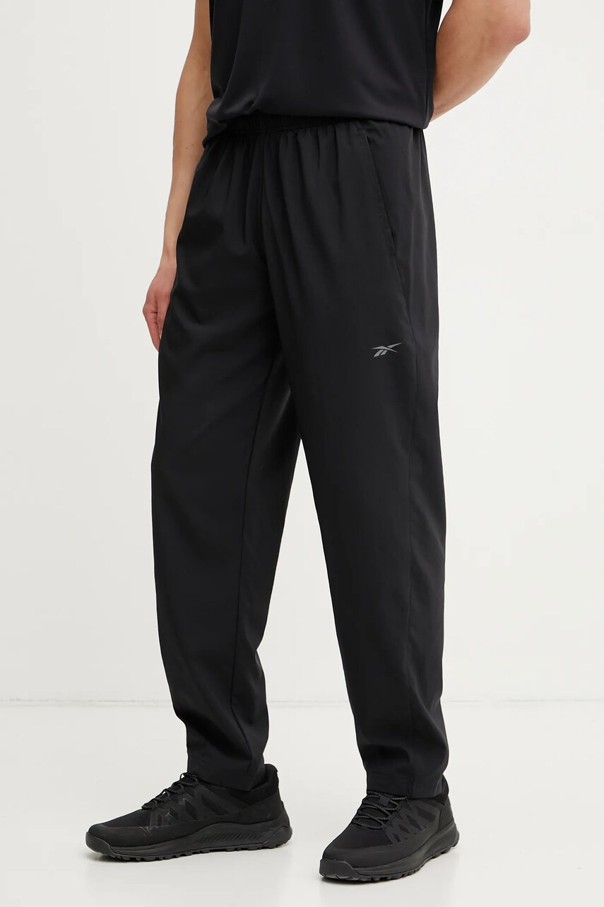 Reebok pantaloni de antrenament Training Essentials culoarea negru, neted, 100215547