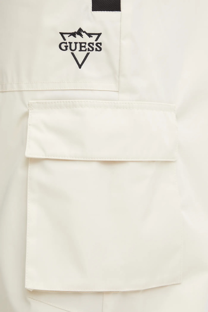 Παντελόνι σκι Guess χρώμα: μπεζ, M4PB59 WH0K0 φωτογραφία