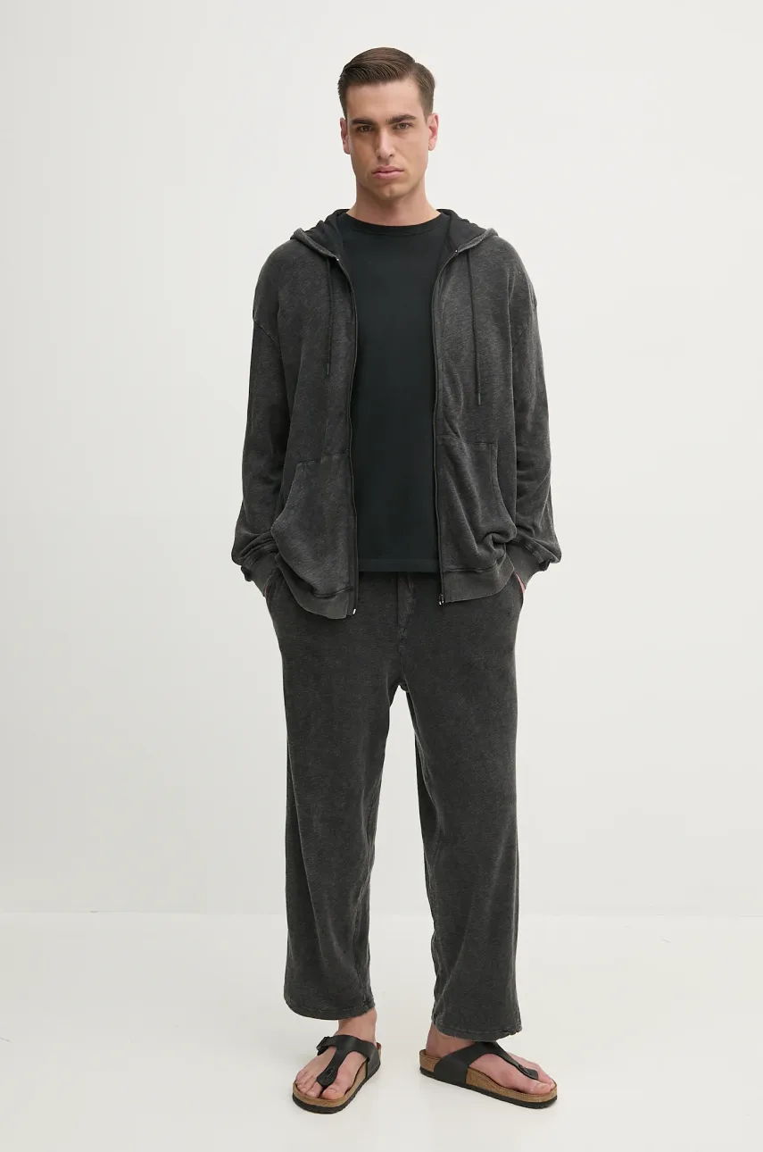 Хлопковые брюки American Vintage мужские цвет чёрный фасон chinos MSON05BGE25 Хлопковые брюки American Vintage мужские цвет чёрный фасон chinos MSON05BGE25