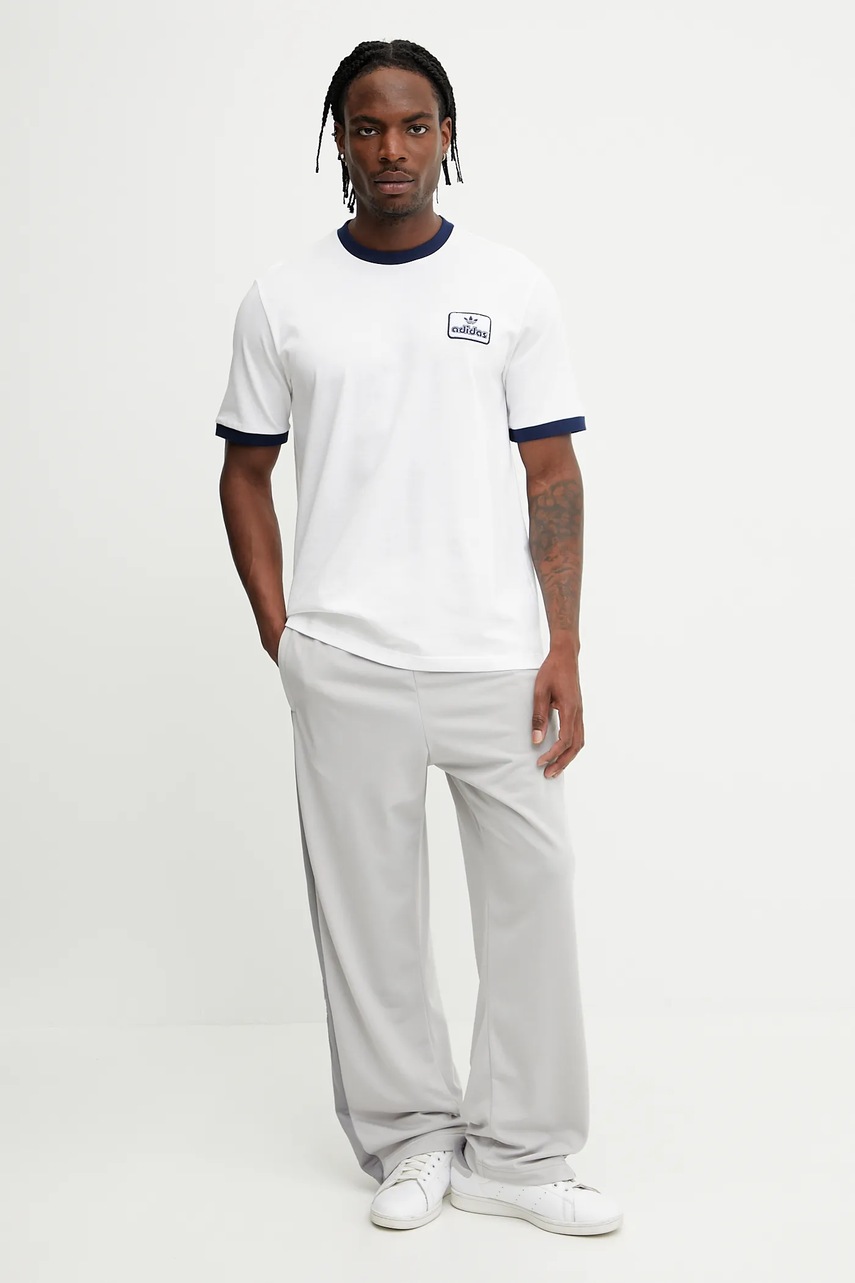 Спортивные штаны adidas Originals Adibreak цвет серый с аппликацией JN8757