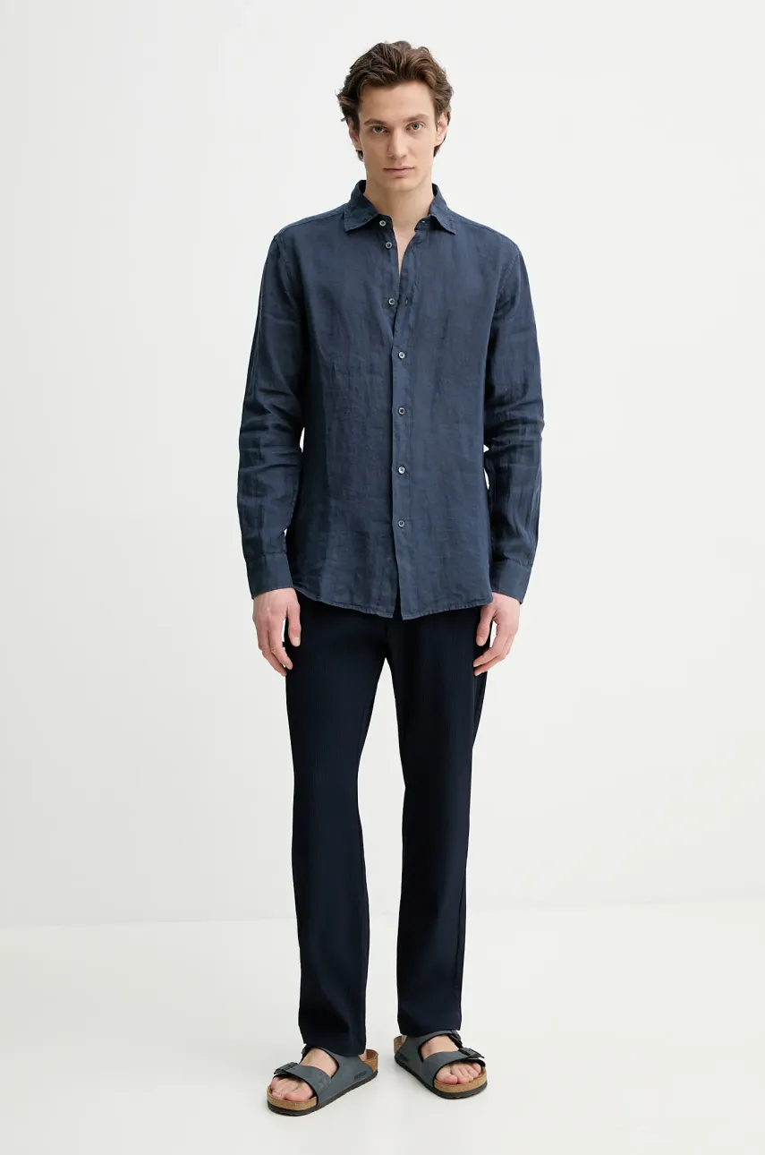 Шерстяные брюки BARENA VENEZIA Camicia Mola мужские цвет синий фасон chinos PAU5082.494 Шерстяные брюки BARENA VENEZIA Camicia Mola мужские цвет синий фасон chinos PAU5082.494