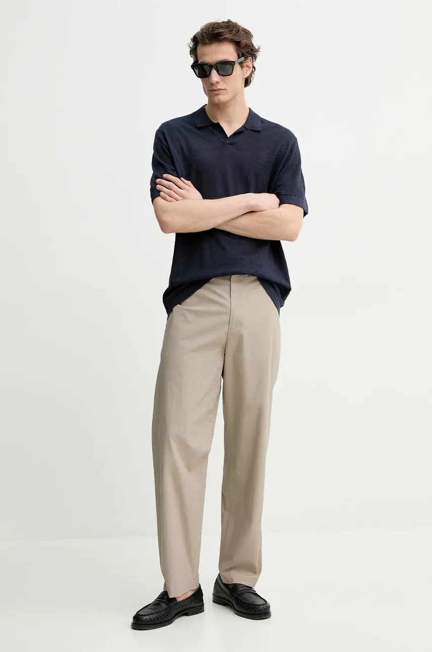 Штани BARENA VENEZIA Camicia Mola чоловічі колір бежевий фасон chinos PAU5085.2736