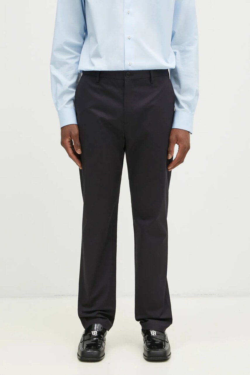 Paul Smith pantaloni bărbați, culoarea bleumarin, mulata, M1R-055Z-N01934