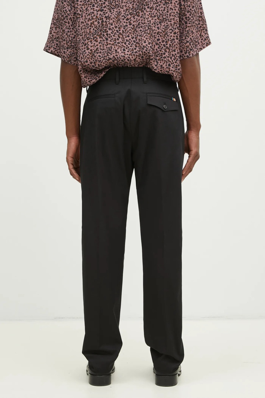 Paul Smith nadrág férfi, fekete, testhezálló, M1R-408Z-P01934 termék 2. képe