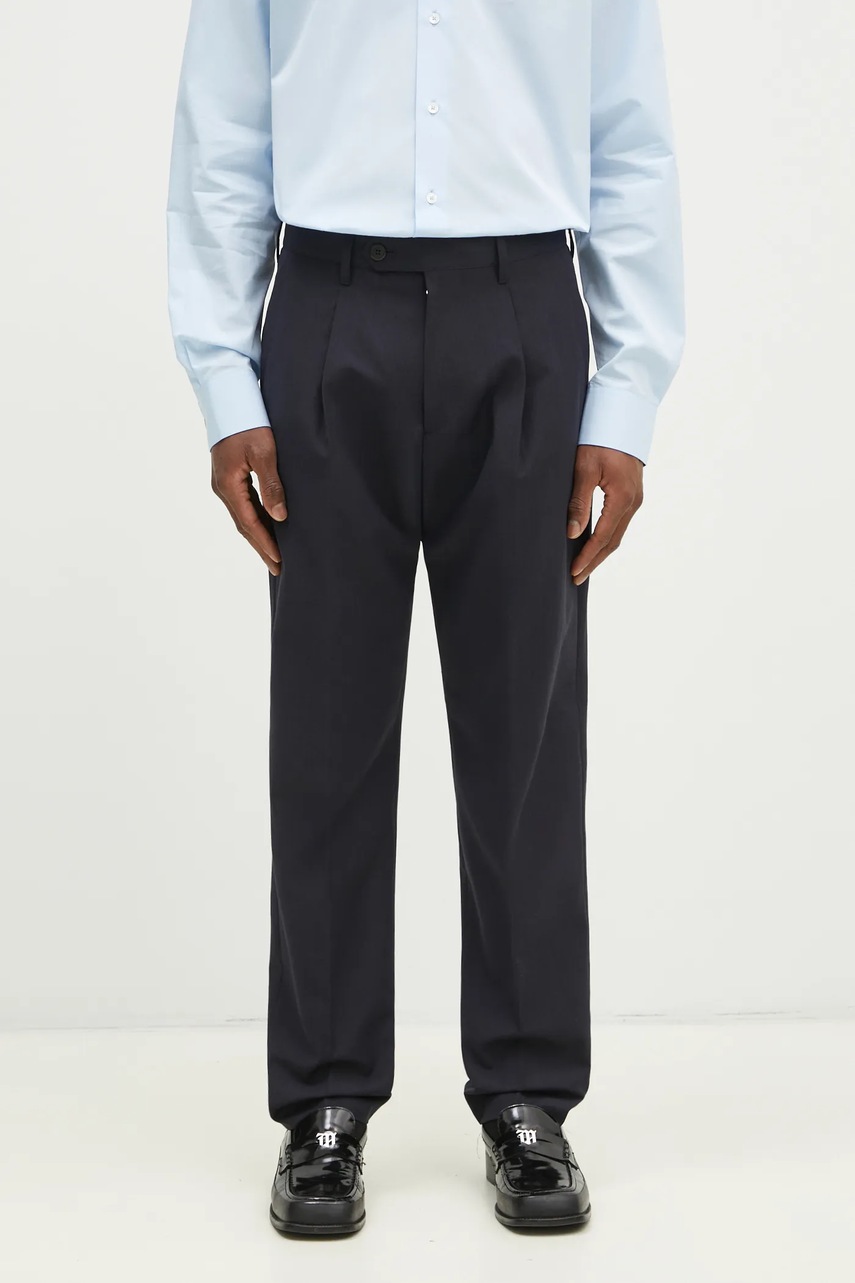 Paul Smith spodnie z domieszką wełny