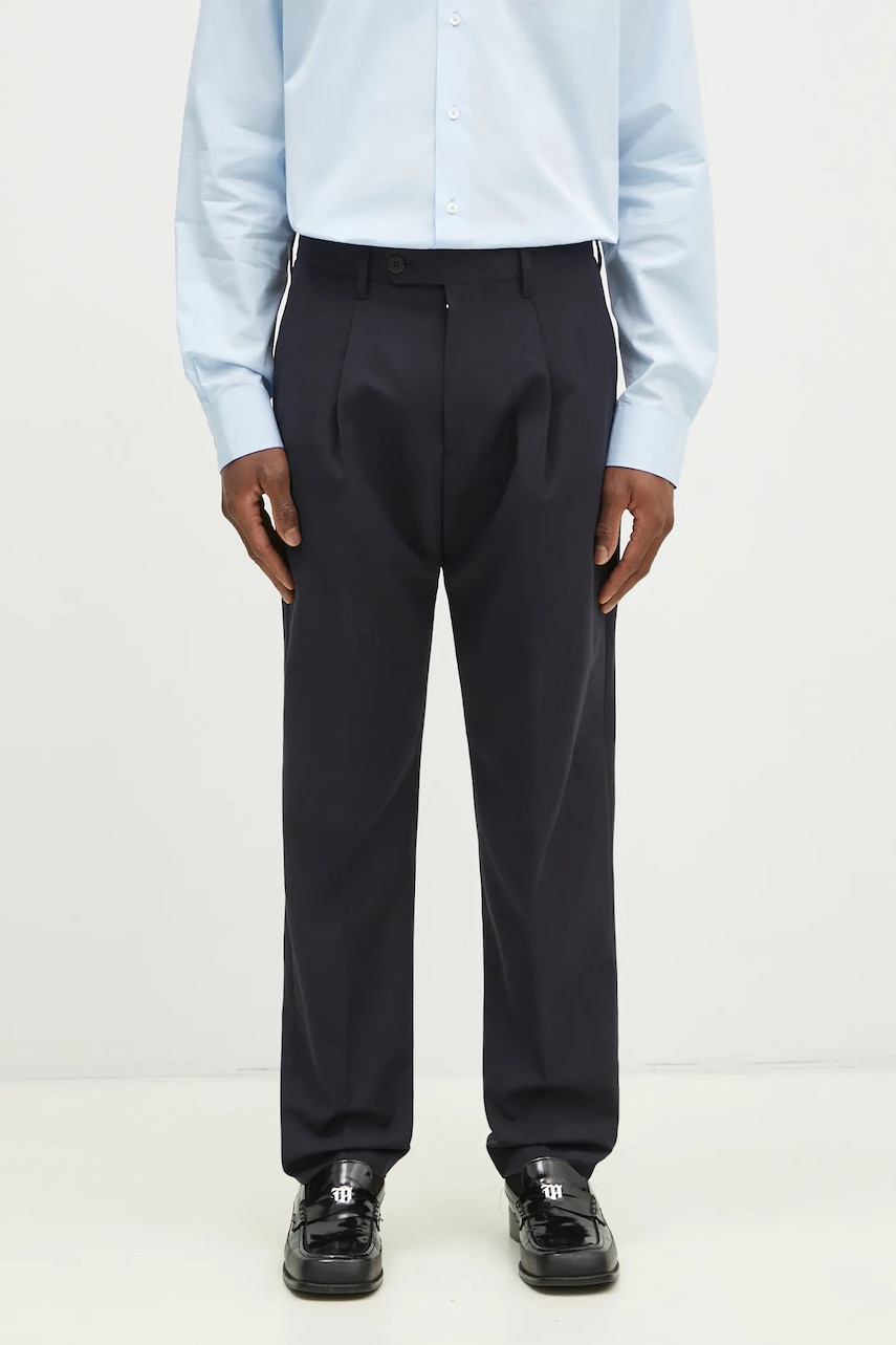 Paul Smith spodnie z domieszką wełny