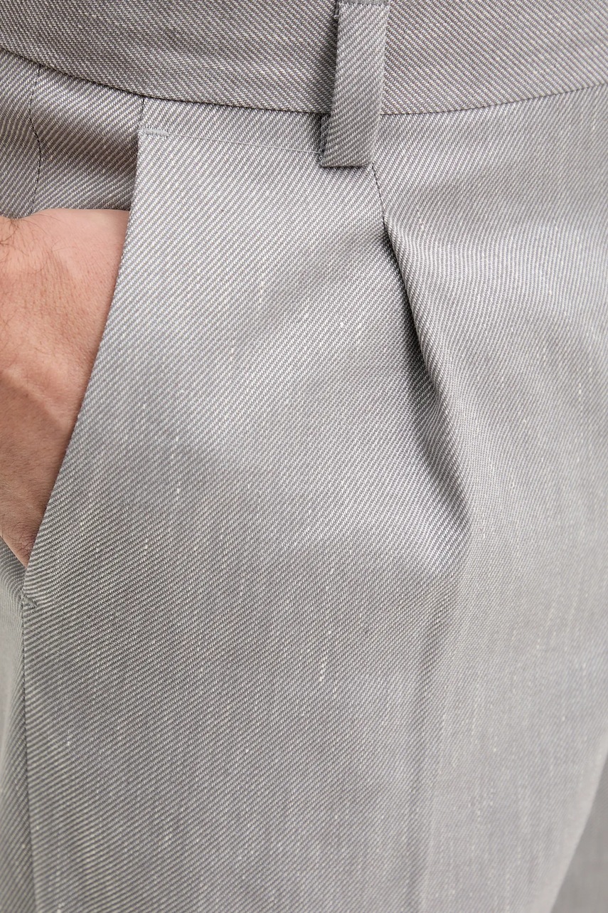 Kalhoty s příměsí lnu HUGO (obrázek 4)