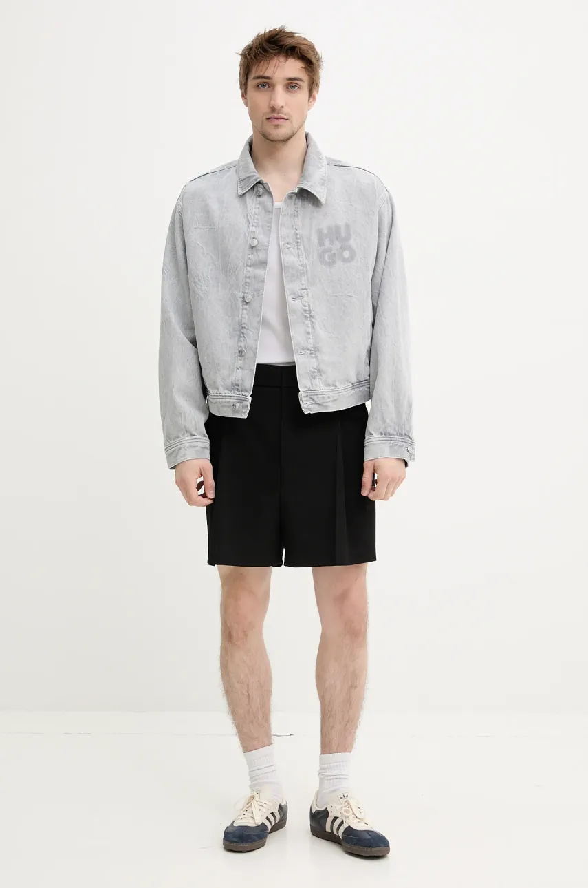 Шорты HUGO мужские цвет чёрный 50540339 Шорты HUGO мужские цвет чёрный 50540339