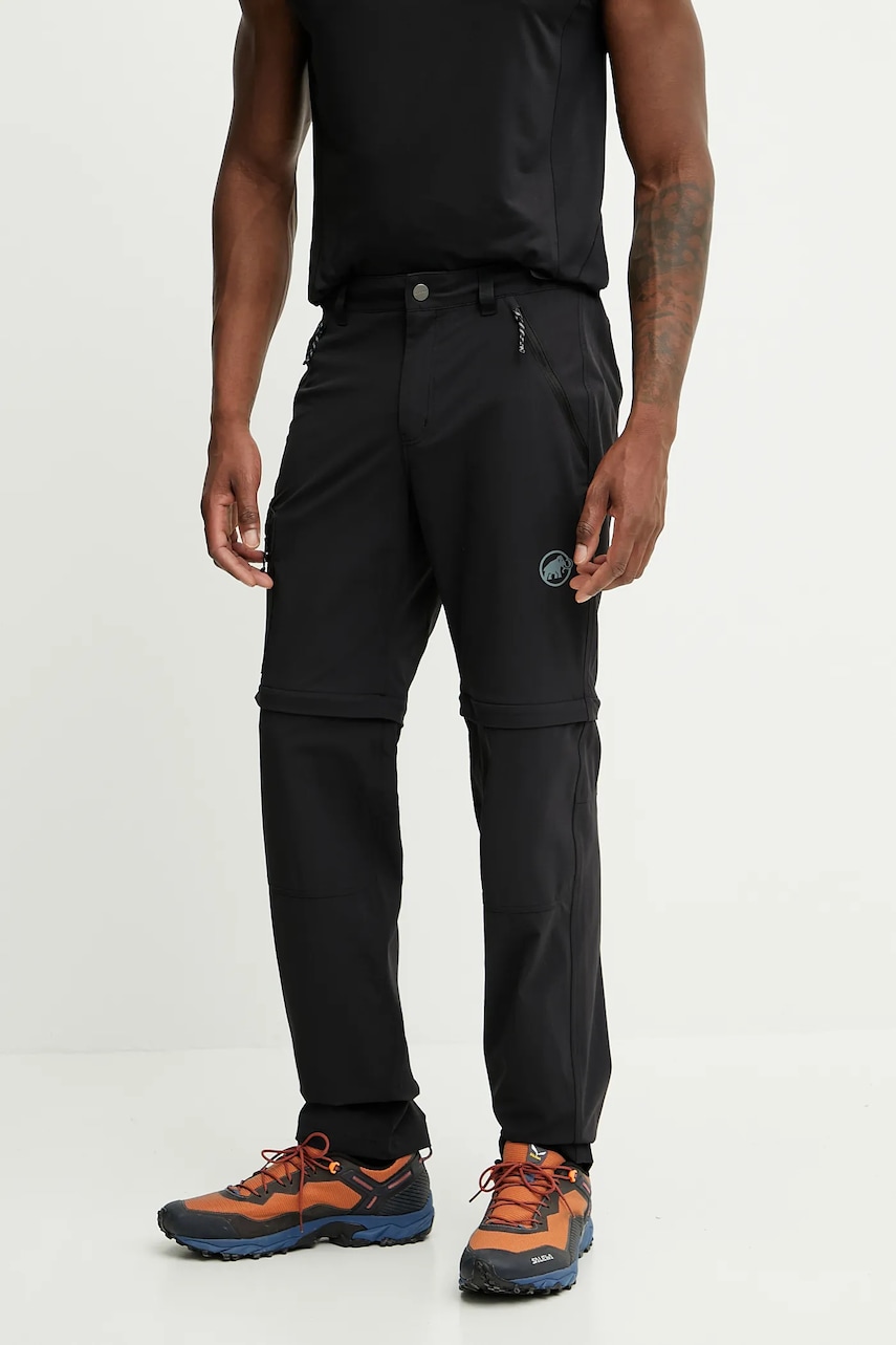 Mammut pantaloni de exterior Runbold IV culoarea negru, 1022-02600