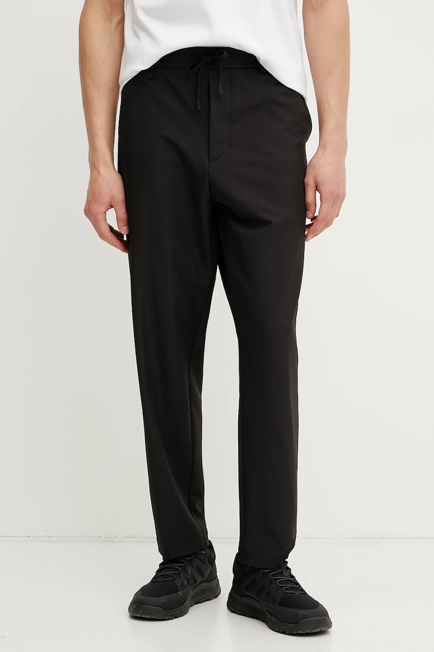 BOSS Green pantaloni barbati, culoarea negru, drept, 50538179 BOSS Green pantaloni barbati, culoarea negru, drept, 50538179